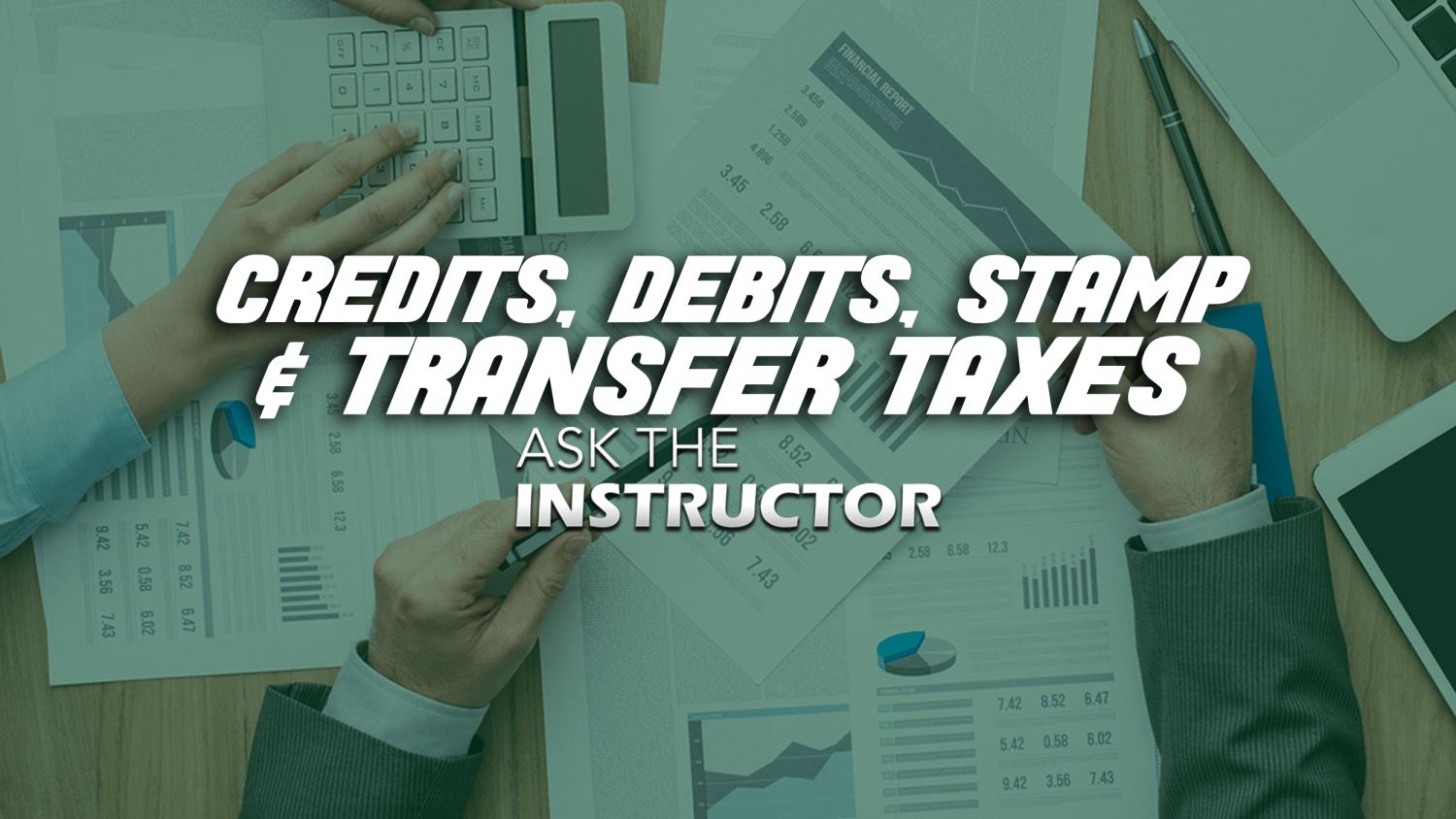Credits, Debits, Stamp