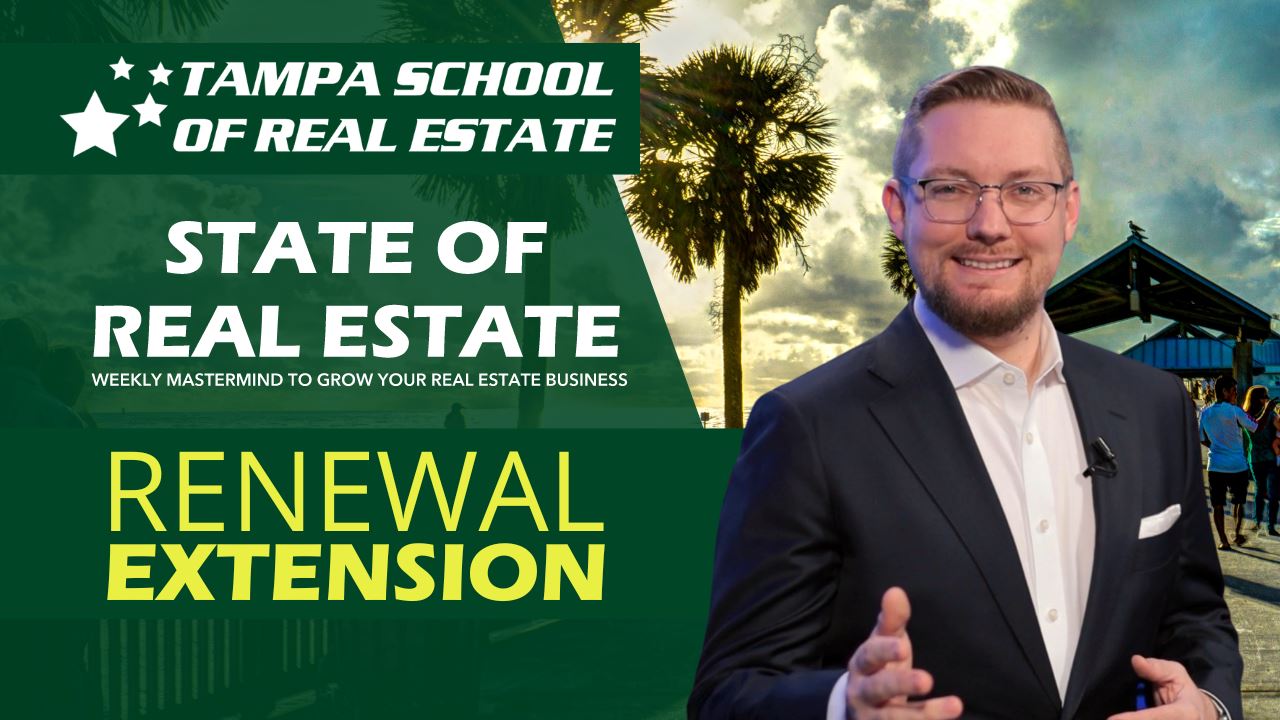 License Renewal Extension Hurricane Ian TSRE Tampa School of Real