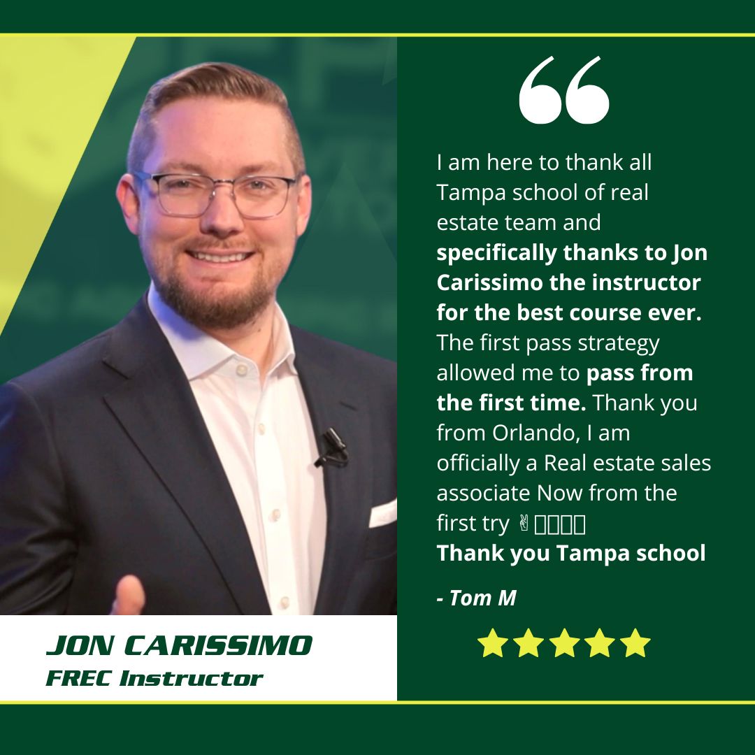 LIVE Online | Dec 1 9:15am | 63-HR FL Real Estate Classes SLPRE TSRE LIVE Online | Tampa School of Real Estate