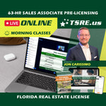 LIVE Online | Dec 1 9:15am | 63-HR FL Real Estate Classes SLPRE TSRE LIVE Online | Tampa School of Real Estate Full Tuition