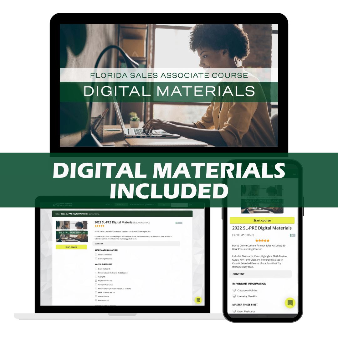 New Tampa | Feb 9 6:30pm | 63-HR FL Real Estate Classes SLPRE TSRE New Tampa | Tampa School of Real Estate