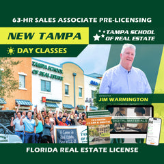 New Tampa thumbnail for New Tampa | Jan 26 8:30am | 63-HR FL Real Estate Classes