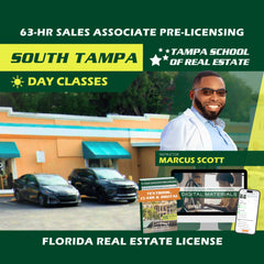 South Tampa thumbnail for South Tampa | Dec 8 8:00am | 63-HR FL Real Estate Classes
