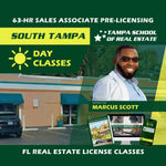 South Tampa | Jul 14 8:00am | 63-HR FL Real Estate Classes SLPRE TSRE South Tampa | Tampa School of Real Estate