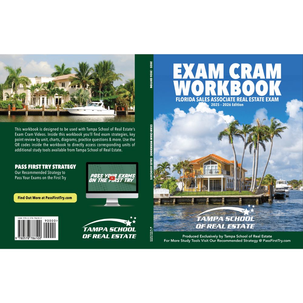 Workbook: Exam Cram Textbook TSRE | Tampa School of Real Estate