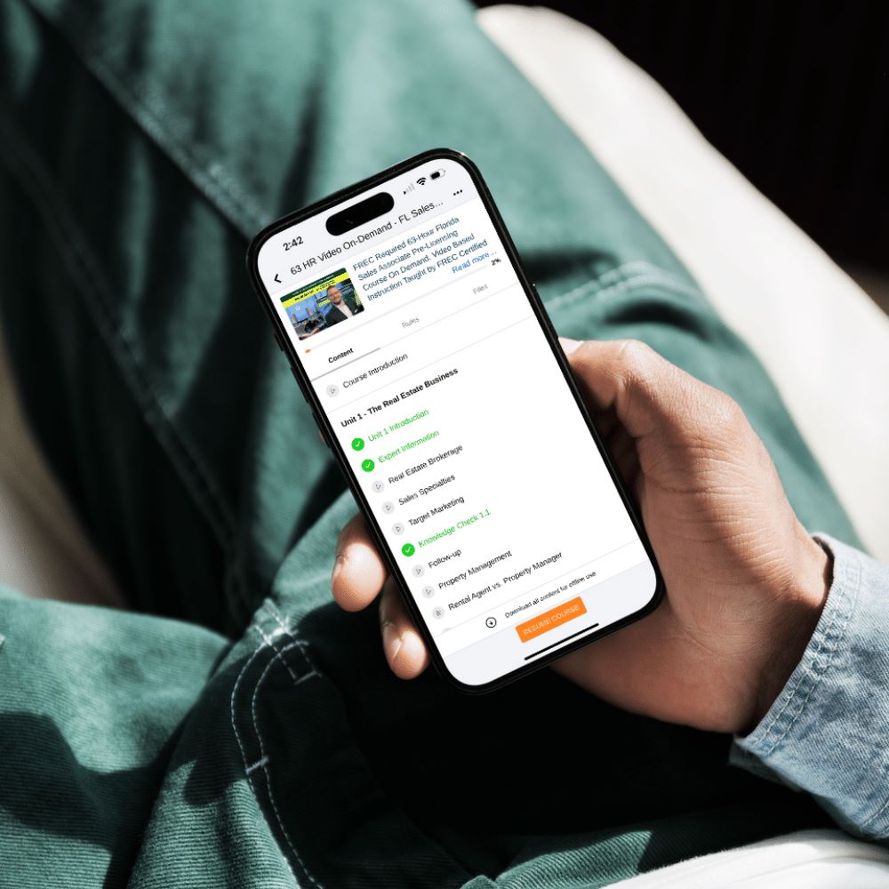 FL 63-HR Real Estate Online Course (Video On-Demand) SLPRE-ONLINE learn.at.tsre.us