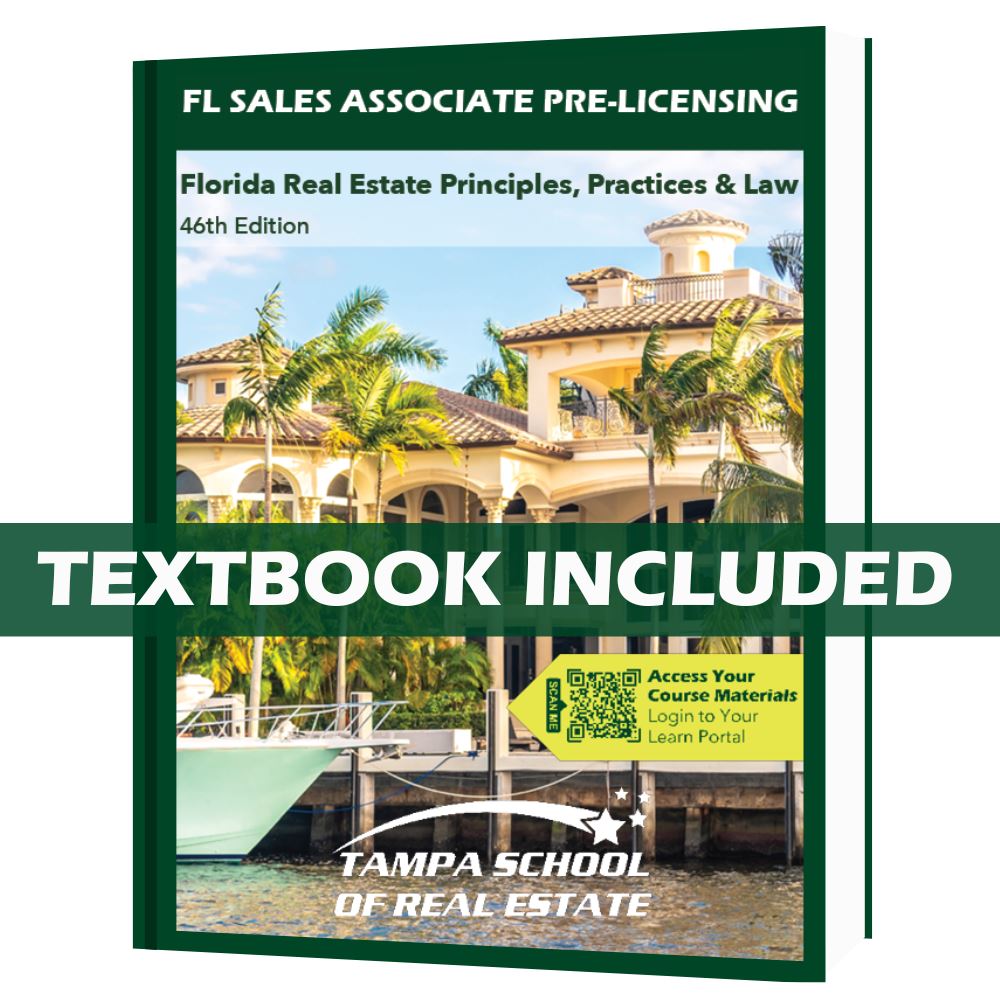 LIVE Online | Jul 10 12:00pm | 63-HR FL Real Estate Classes SLPRE TSRE LIVE Online | Tampa School of Real Estate 