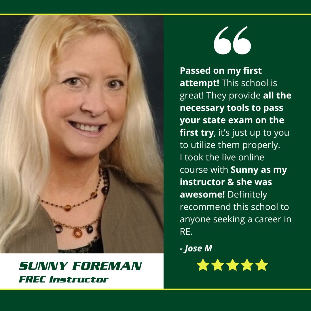 LIVE Online | Oct 7 9:00am | 63-HR FL Real Estate Classes SLPRE TSRE LIVE Online | Tampa School of Real Estate