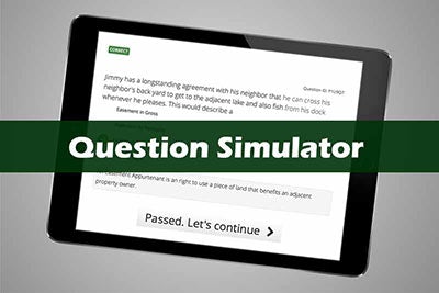 Study Essentials | Question Simulator, MP3 Audio Review & Exam Secrets Exam Prep TSRE | Tampa School of Real Estate