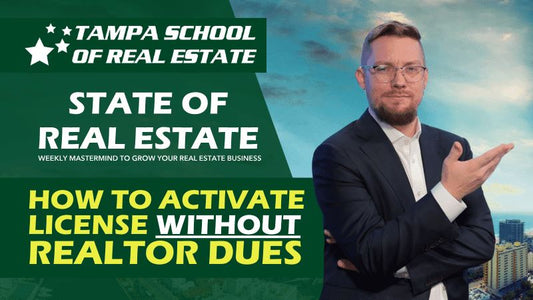 ACTIVATE LICENSE WITHOUT REALTOR DUES