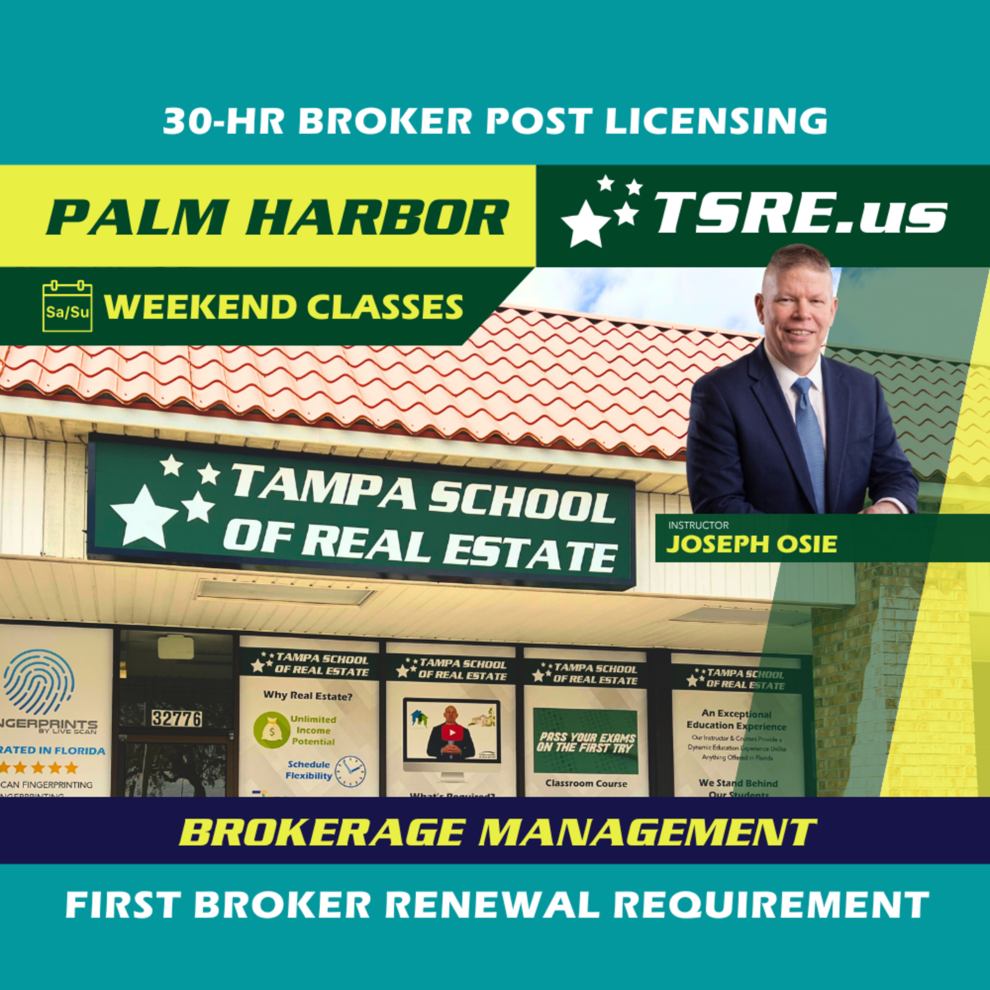  Palm Harbor | Sep 20 9:00am | 30-HR Broker Post: Management