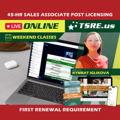 LIVE Online thumbnail for LIVE Online | Aug 29 8:30am | 45-HR FL Post Licensing Course