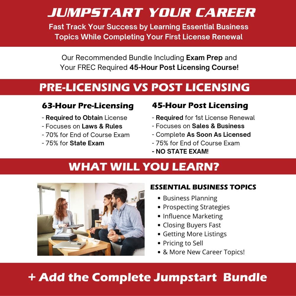 63-HR Real Estate Online Course (Video On-Demand) SLPRE-ONLINE learn.at.tsre.us + PassFirstTry.com & 45-HR Post Licensing 