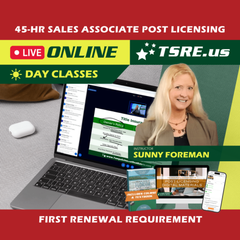 LIVE Online thumbnail for LIVE Online | Sep 22 9:00am | 45-HR FL Post Licensing Course