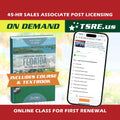 FL 45-HR Online Post License Course (Video On-Demand) SLPOST-ONLINE learn.at.tsre.us 