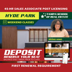 Hyde Park | Aug 14 9:00am | 45-HR FL Post Licensing Course SLPOST TSRE Hyde Park | Tampa School of Real Estate Deposit - Balance Due Prior to Class 