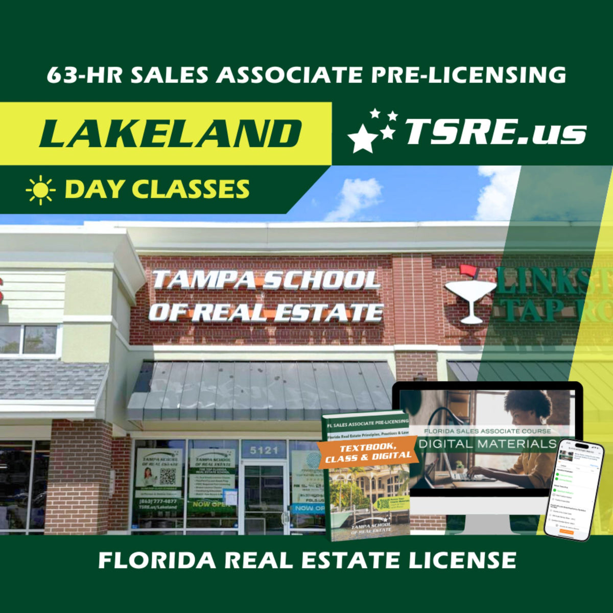 Lakeland | Dec 7 9:30am | 63-HR FL Real Estate Classes SLPRE TSRE Lakeland | Tampa School of Real Estate 