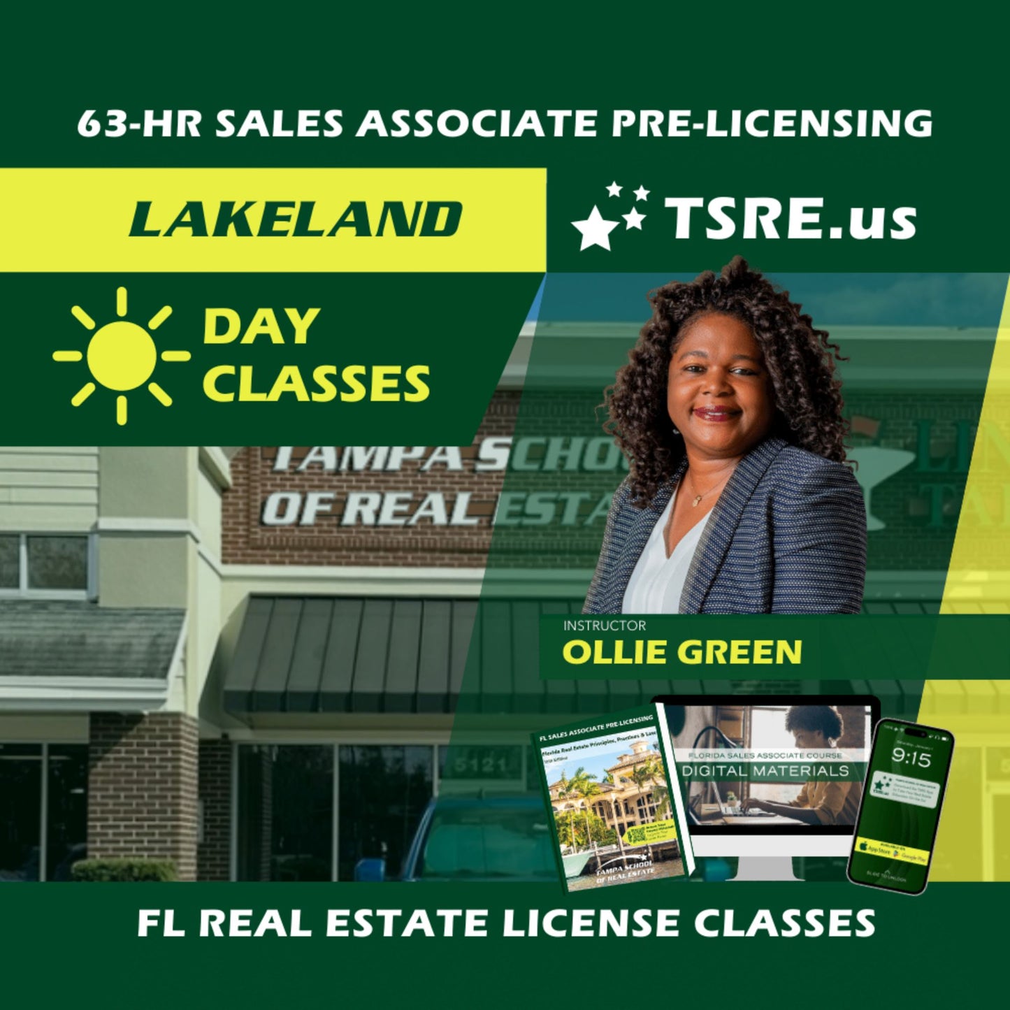 Lakeland | Jun 16 8:30am | 63-HR FL Real Estate Classes SLPRE TSRE Lakeland | Tampa School of Real Estate 