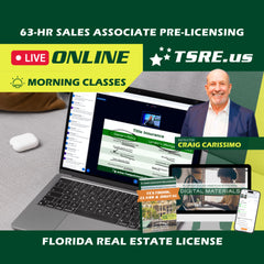 LIVE Online thumbnail for LIVE Online | Apr 20 9:15am | 63-HR FL Real Estate Classes