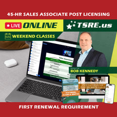 LIVE Online thumbnail for LIVE Online | Dec 6 8:30am | 45-HR FL Post Licensing Course
