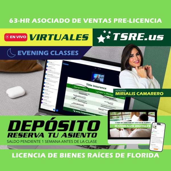 Deposit - Balance Due Prior to Class