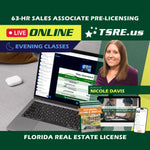 LIVE Online | Jan 6 6:30pm | 63-HR FL Real Estate Classes SLPRE TSRE LIVE Online | Tampa School of Real Estate Full Tuition 