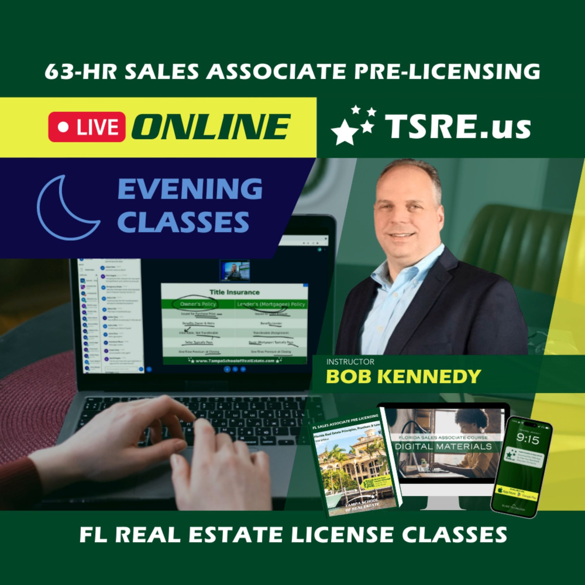 Florida Real Estate Classes TSRE Catalog TSRE Tampa School of