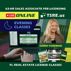 LIVE Online thumbnail for LIVE Online | Jul 22 6:30pm | 63-HR FL Real Estate Classes
