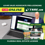 LIVE Online | Jul 27 6:30pm | 63-HR FL Real Estate Classes SLPRE TSRE LIVE Online | Tampa School of Real Estate Full Tuition 
