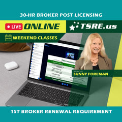 LIVE Online thumbnail for LIVE Online | Mar 13 9:00am | 30-HR Broker Post: Management