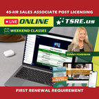 LIVE Online | May 15 9:00am | 45-HR FL Post Licensing Course SLPOST TSRE LIVE Online | Tampa School of Real Estate 