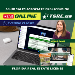 LIVE Online thumbnail for LIVE Online | May 5 6:30pm | 63-HR FL Real Estate Classes