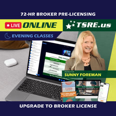 LIVE Online thumbnail for LIVE Online | Nov 3 6:00pm | 72-HR FL Broker Pre-Licensing Classes