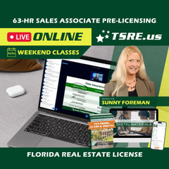 LIVE Online thumbnail for LIVE Online | Oct 18 9:15am | 63-HR FL Real Estate Classes