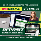 LIVE Online | Oct 20 6:30pm | 63-HR FL Real Estate Classes SLPRE TSRE LIVE Online | Tampa School of Real Estate Deposit - Balance Due Prior to Class 