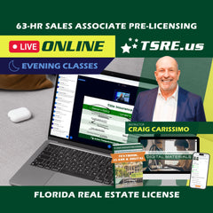 LIVE Online thumbnail for LIVE Online | Oct 20 6:30pm | 63-HR FL Real Estate Classes