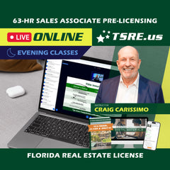 LIVE Online thumbnail for LIVE Online | Oct 20 6:30pm | 63-HR FL Real Estate Classes