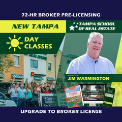 New Tampa thumbnail for New Tampa | Aug 11 9:30am | 72-HR FL Broker Pre-Licensing Classes