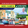 New Tampa | Dec 7 6:00pm | 45-HR FL Post Licensing Course SLPOST TSRE New Tampa | Tampa School of Real Estate Full Tuition 