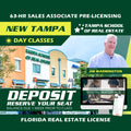 New Tampa | Dec 7 9:00am | 63-HR FL Real Estate Classes SLPRE TSRE New Tampa | Tampa School of Real Estate Deposit - Balance Due Prior to Class 