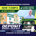 New Tampa | Feb 8 9:00am | 72-HR FL Broker Pre-Licensing Classes BKPRE TSRE New Tampa | Tampa School of Real Estate Deposit - Balance Due Prior to Class 
