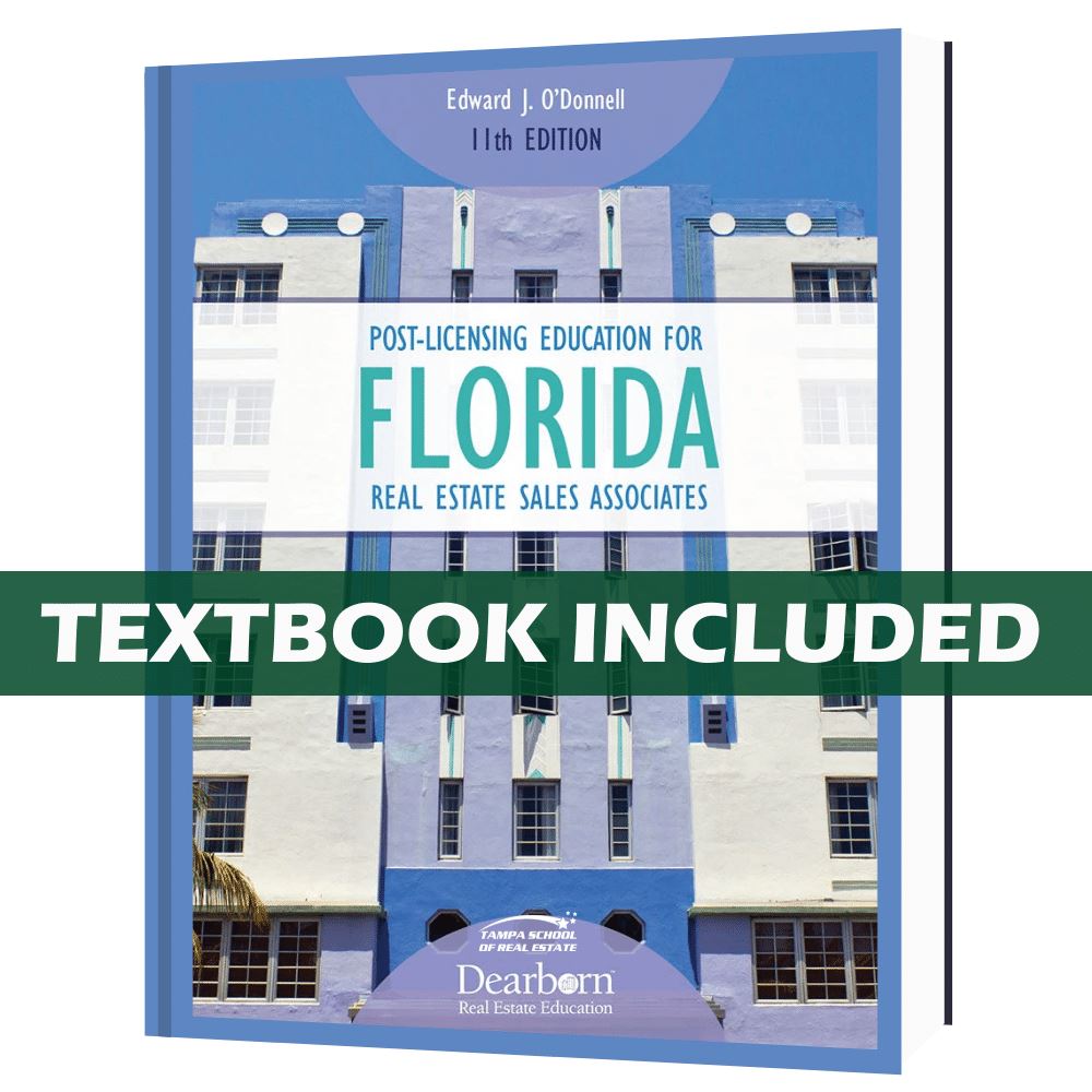 Palm Harbor | Aug 25 9:30am | 45-HR FL Post Licensing Course SLPOST TSRE Palm Harbor | Tampa School of Real Estate 