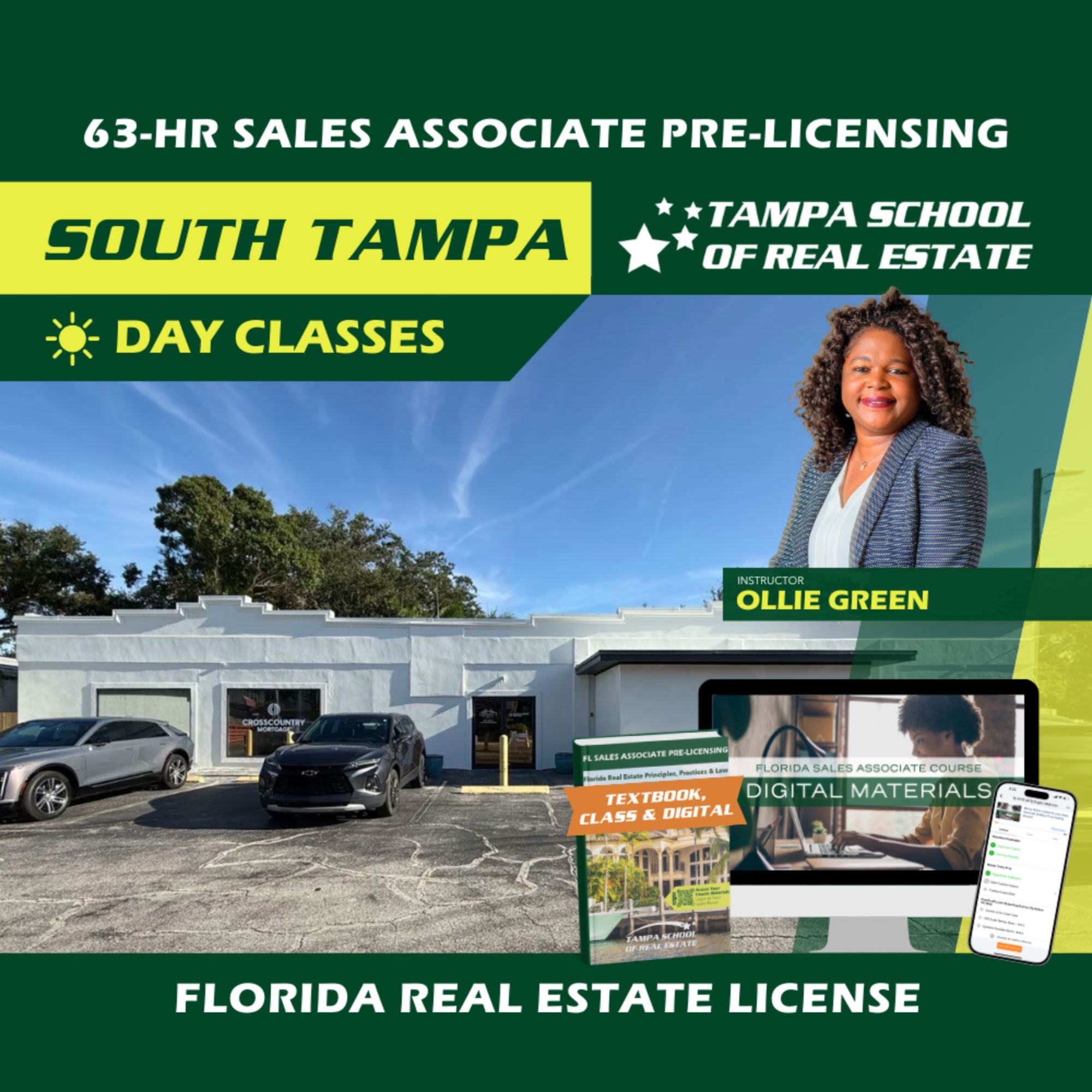 South Tampa | Oct 12 8:30am | 63-HR FL Real Estate Classes SLPRE TSRE South Tampa | Tampa School of Real Estate 
