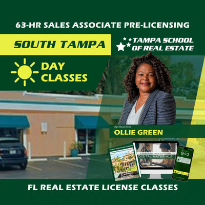 South Tampa | Oct 20 8:30am | 63-HR FL Real Estate Classes SLPRE TSRE South Tampa | Tampa School of Real Estate 