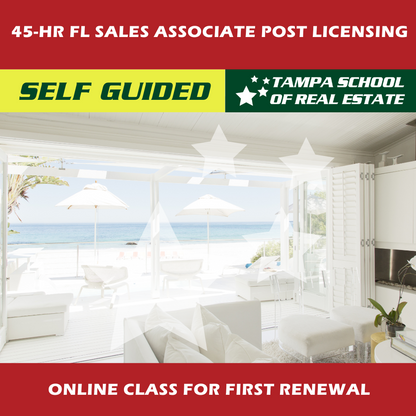 FL 45-Hour Sales Associate Post Licensing Online Course (Text Based)