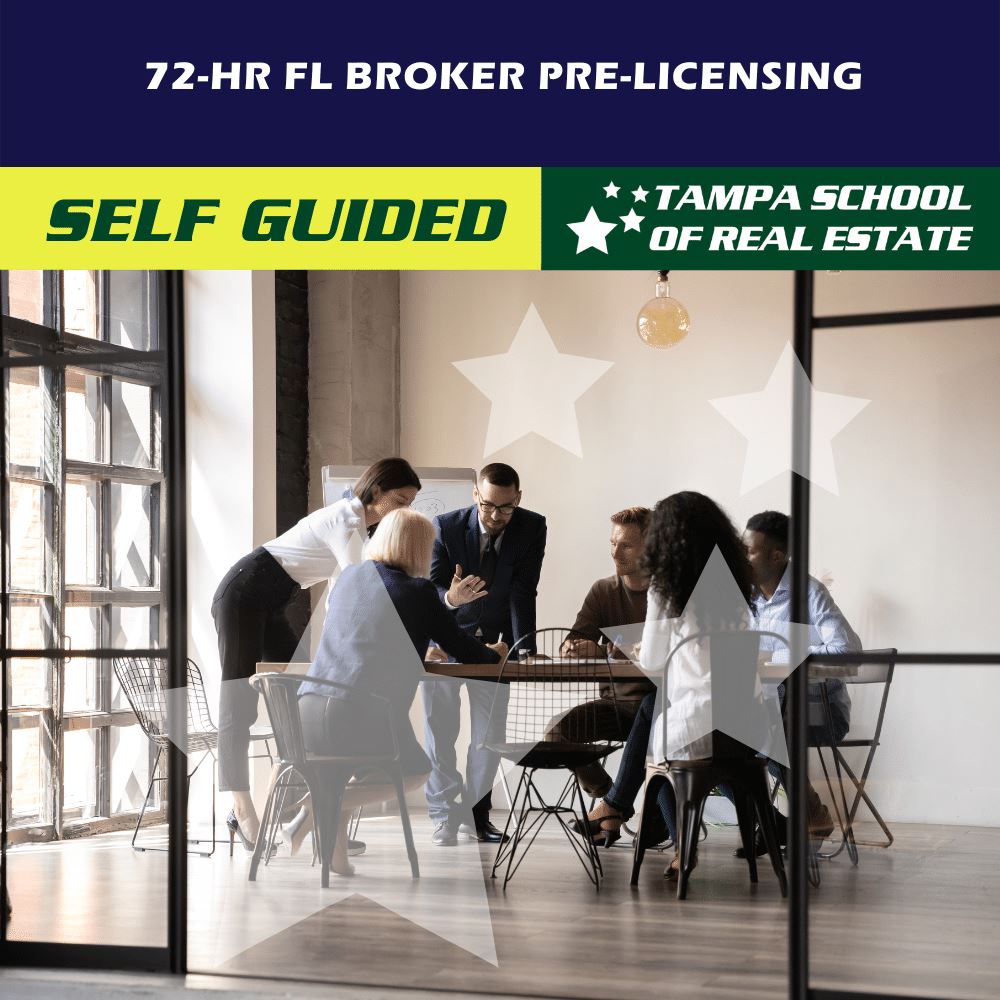 FL 72-HR Broker Licensing Self Guided Online Course LEAP 