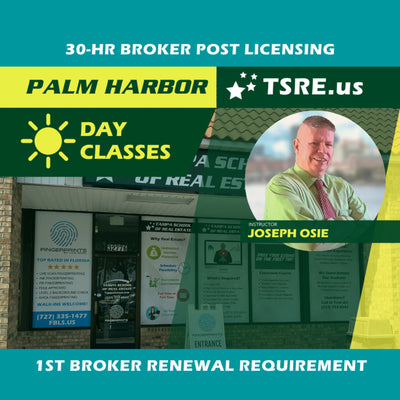 Palm Harbor | Mar 24 9:00am | BKMGMT TSRE Palm Harbor | Tampa School of Real Estate 